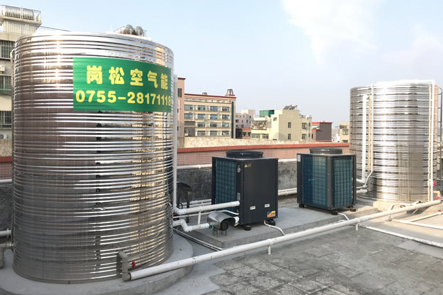 深圳市龍華譚羅空氣能熱水工程